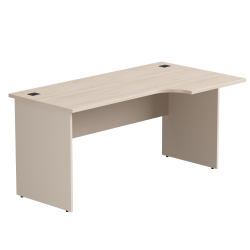 Стол эргономичный правый опоры ЛДСП Everprof EVO 1580х670(870)x755 мм Дуб Соната/Кашемир