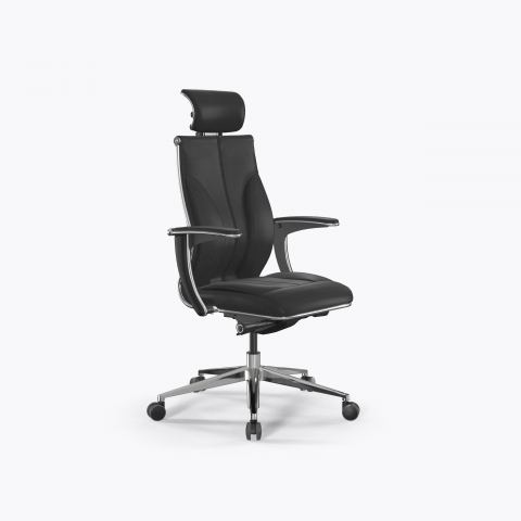 Кресло Метта Samurai M3-11U - Infinity /Kc06/Wm06/U1mL-mL/H13mL-3D(M26.B32.G25.W03), Черный