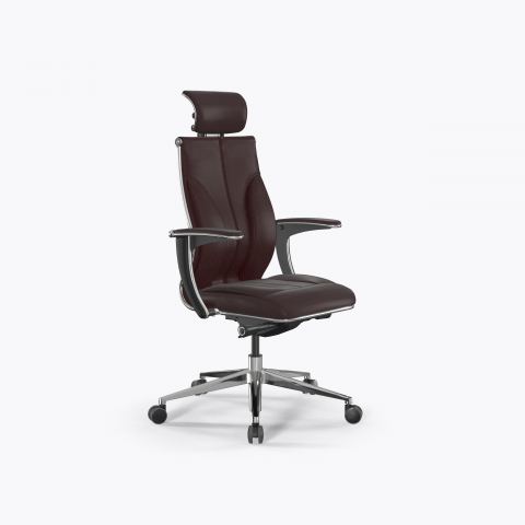 Кресло Метта Samurai M3-11U - Infinity /Kc06/Wm06/U1mL-mL/H13mL-3D(M26.B32.G25.W03), Темно-коричневый