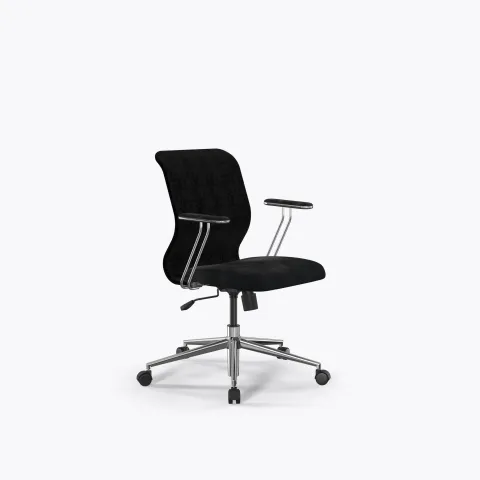 Кресло Метта Sit 8 Mr4-4T - Vivaldi /Uh00/Wh12/T4mV-c(M09.B23.G18.W01), Черный