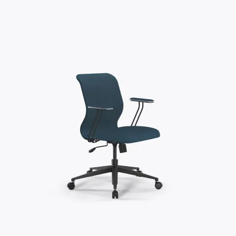 Кресло Метта Sit 8 Mr4-4T - Vivaldi /Uh00/Wh12/T4mV-b(M09.B11.G19.W02), Светло-синий