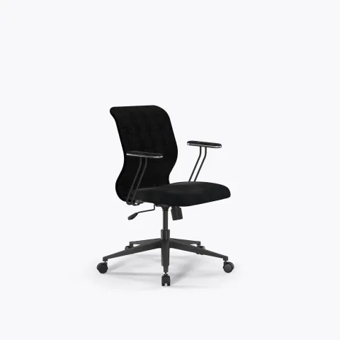 Кресло Метта Sit 8 Mr4-4T - Vivaldi /Uh00/Wh12/T4mV-b(M09.B11.G19.W02), Черный