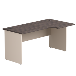 Стол эргономичный правый опоры ЛДСП Everprof EVO 1580х670(870)x755 мм Дуб Пасадена/Кашемир