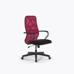 Кресло Метта Sit 8 B2-8K - X1+UMF(X1) /Uh00/Wh00/K3bL(M09.B02.G15.W01), Красный-Черный