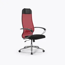 Кресло Метта Sit 10 B1-111K - X2+UMF(X1) /Ub00/Wh00/K1cL(M09.B23.G18.W01), Красный-Черный