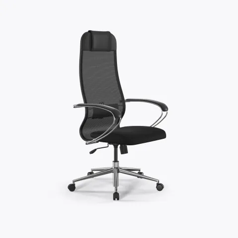 Кресло Метта Sit 10 B1-111K - X2+UMF(X1) /Ub00/Wh00/K1cL(M09.B23.G18.W01), Черный