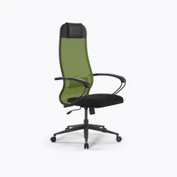 Кресло Метта Sit 10 B1-111K - X2+UMF(X1) /Ub00/Wh00/K1bL(M09.B11.G19.W02), Зеленый-Черный
