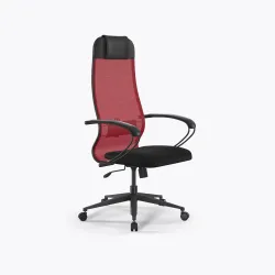 Кресло Метта Sit 10 B1-111K - X2+UMF(X1) /Ub00/Wh00/K1bL(M09.B11.G19.W02), Красный-Черный