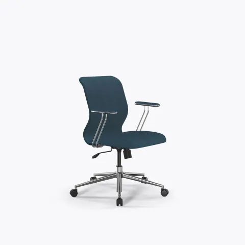 Кресло Метта Sit 8 Mr4-4T - Vivaldi /Uh00/Wh12/T4mV-c(M09.B23.G18.W01), Светло-синий