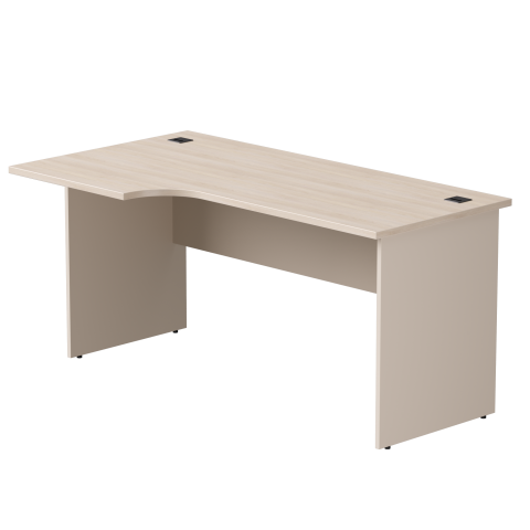 Стол эргономичный левый опоры ЛДСП Everprof EVO 1580х670(870)x755 мм Дуб Соната/Кашемир
