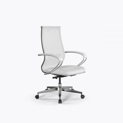 Кресло Метта SynchroSit 10 B2-163K - T+Extra /Km00/Wm12/K1cL(M24.B22.G18.W02), Белый
