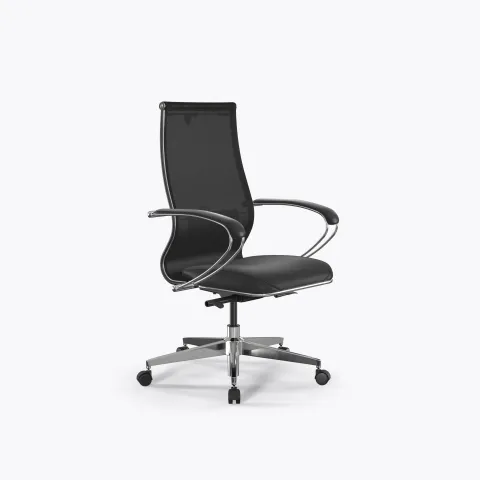 Кресло Метта SynchroSit 10 B2-163K - T+Extra /Km00/Wm12/K1cL(M24.B22.G18.W02), Черный
