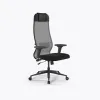 Кресло Метта Sit 10 B1-111D - X2+UMF(X1) /Ub00/Wh00/D02P(M09.B11.G19.W02), Серый-Черный