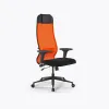 Кресло Метта Sit 10 B1-111D - X2+UMF(X1) /Ub00/Wh00/D02P(M09.B11.G19.W02), Оранжевый-Черный