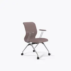 Кресло для персонала Метта Sit 8 Mr4-4T - Vivaldi /Uh00/Wh12/T4mV-c(F53.W02), Темно-розовый