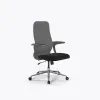 Кресло Метта Sit 8 B2-10U - UMF(X1) /Uh02/Wh00/U1mL-b(M09.B23.G18.W01), Св.серый-Черный