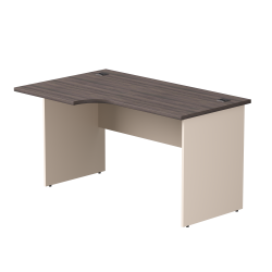 Стол эргономичный левый опоры ЛДСП Everprof EVO 1380х670(870)x755 мм Дуб Пасадена/Кашемир