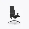 Кресло Метта Sit 8 B2-10D - UMF(X1) /Uh02/Wh00/D02P(M09.B11.G19.W02), Тем.серый-Черный