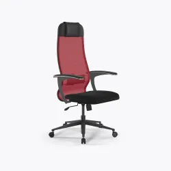 Кресло Метта Sit 10 B1-111U - X2+UMF(X1) /Ub00/Wh00/U0mL-b(M09.B11.G19.W02), Красный-Черный