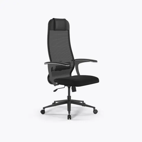 Кресло Метта Sit 10 B1-111U - X2+UMF(X1) /Ub00/Wh00/U0mL-b(M09.B11.G19.W02), Черный