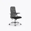 Кресло Метта Sit 8 B2-8U - X1+UMF(X1) /Uh00/Wh00/U1mL-b(M09.B21.G20.W01), Св.серый-Черный