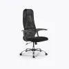 Кресло Метта Sit 8 B1-8U - X1+UMF(X1) /Uh00/Wh00/U0mL-b(M09.B21.G20.W01), Тем.серый-Черный
