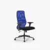 Кресло Метта Sit 8 B2-8D - X1+UMF(X1) /Uh00/Wh00/D02P(M09.B11.G19.W02), Синий-Черный