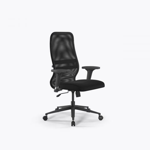 Кресло Метта Sit 8 B2-8D - X1+UMF(X1) /Uh00/Wh00/D02P(M09.B11.G19.W02), Черный