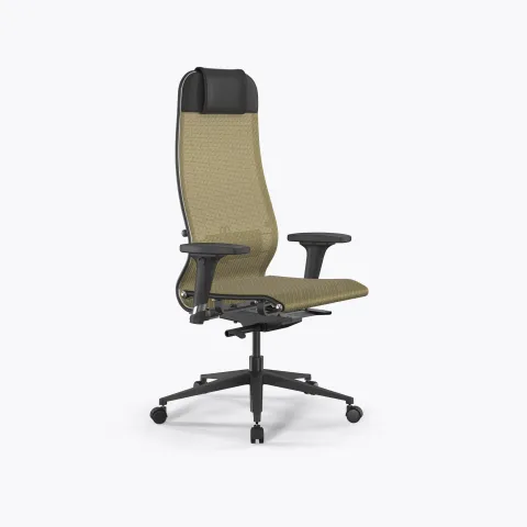 Кресло SynchroSit 10 B1-104D - T /Um00/Nb00/D02P(M23.B11.G19.W02), Золотой ротанг