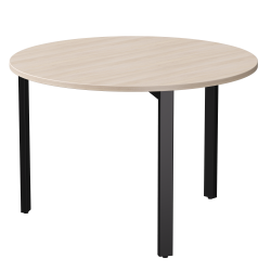 Стол переговорный D1100 Everprof EVO 1100x755 Дуб Соната/Черный