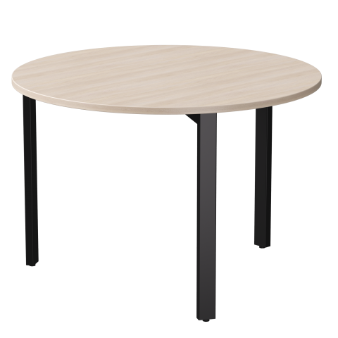 Стол переговорный D1100 Everprof EVO 1100x755 Дуб Соната/Черный