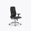 Кресло SynchroSit 8 B2-9D - X2+Bahama /Uh00/Wh12/D02P(M25.B23.G18.W02), Черный-Тем.серый