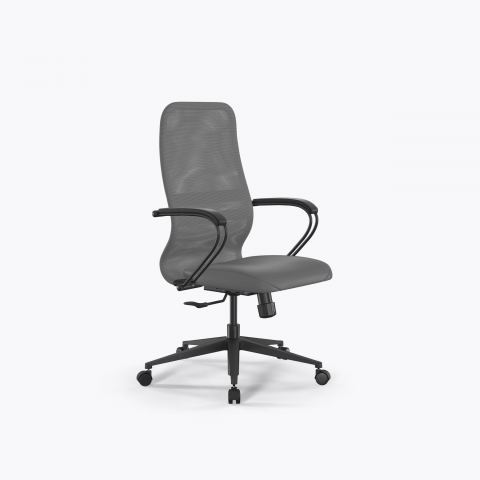 Кресло SynchroSit 8 B2-9K - X2+Extra /Uh00/Wh12/K3bP(M25.B11.G19.W02), Серый