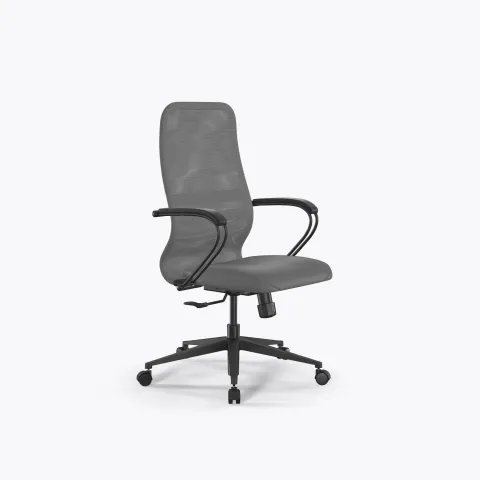 Кресло SynchroSit 8 B2-9K - X2+Extra /Uh00/Wh12/K3bP(M25.B11.G19.W02), Серый