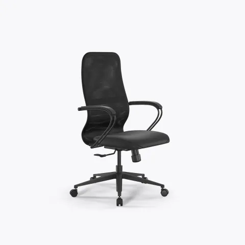 Кресло SynchroSit 8 B2-9K - X2+Extra /Uh00/Wh12/K3bP(M25.B11.G19.W02), Черный