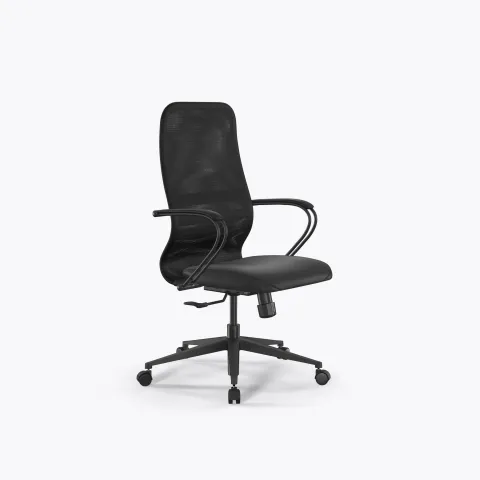 Кресло SynchroSit 8 B2-9K - X2+Extra /Uh00/Wh12/K3bL(M25.B11.G19.W02), Черный