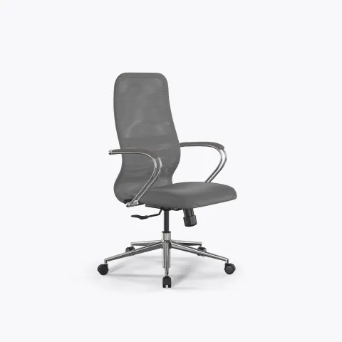 Кресло SynchroSit 8 B2-9K - X2+Extra /Uh00/Wh12/K3cL(M25.B23.G18.W02), Серый