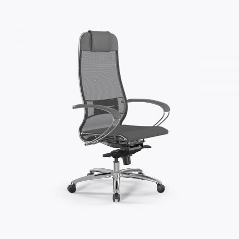 Кресло Метта Samurai L1-1K - TS /Uc00/Nc00/K2cL(M06.B31.G04.W03), Серый