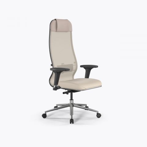 Кресло SynchroSit 10 B1-115D - X2+Extra /Um00/Wm12/D02P(M23.B23.G18.W02), Молочный