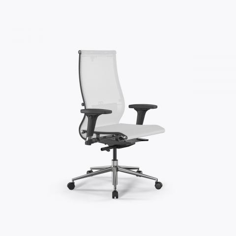 Кресло SynchroSit 10 B2-107D - T /Km00/Nb00/D02P(M23.B23.G18.W02), Белый