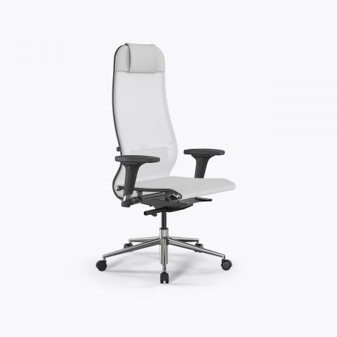 Кресло SynchroSit 10 B1-104D - T /Um00/Nb00/D02P(M23.B23.G18.W02), Белый