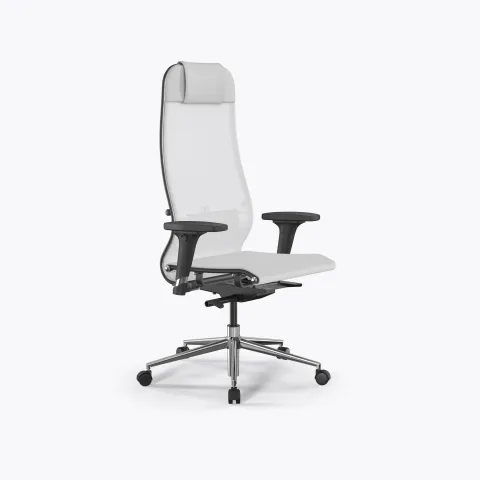 Кресло SynchroSit 10 B1-104D - T /Um00/Nb00/D02P(M23.B23.G18.W02), Белый