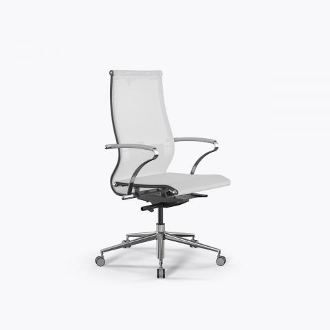 Кресло SynchroSit 10 B2-107K - T /Km00/Nb00/K15cL(M23.B23.G18.W13), Белый