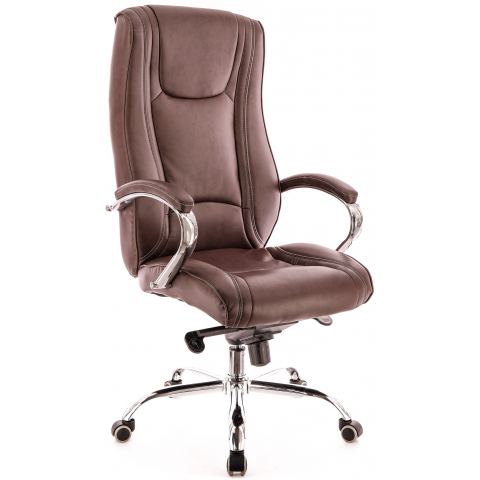 Кресло Everprof King M Экокожа Коричневый