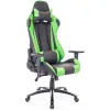 Геймерское кресло Everprof Lotus S9 Экокожа Зеленый/Черный