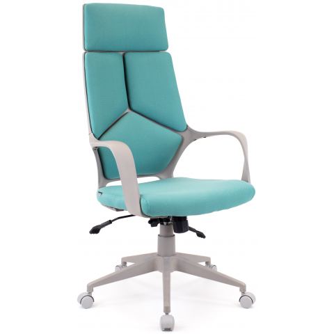 Кресло Everprof Trio Grey TM Ткань Бирюзовый
