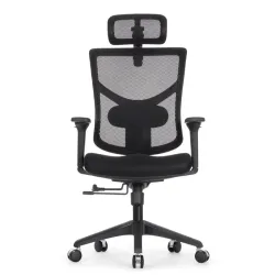 Кресло FALTO STAR OFFICE ERGO 3 (3D поясничный упор,3D подлокотни 5D подголов, сетка, ткань, черный)