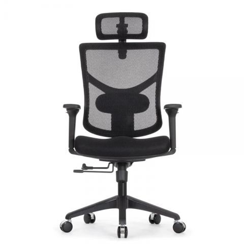 Кресло FALTO STAR OFFICE ERGO 3 (3D поясничный упор,3D подлокотни 5D подголов, сетка, ткань, черный)