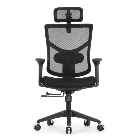 Кресло FALTO STAR OFFICE ERGO 3 (3D поясничный упор,3D подлокотни 5D подголов, сетка, ткань, черный)
