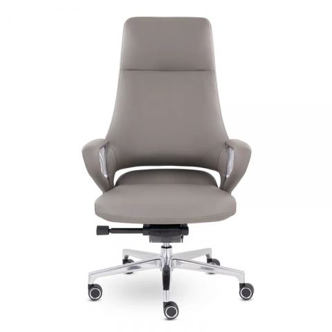 Кресло EPIK A-177-G 187-200 (светло-серый/ коричневый)